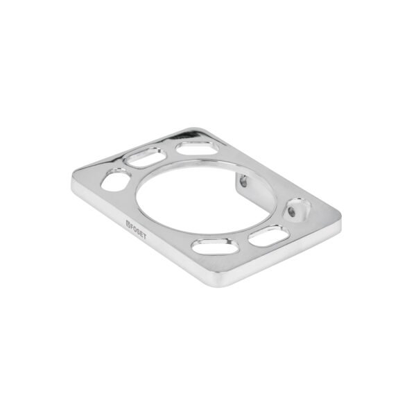Portavaso cepillero metálico cromo BASIC 49610