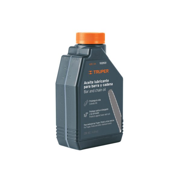 Aceite lubricante para barra y cadena de motosierra Truper 102931