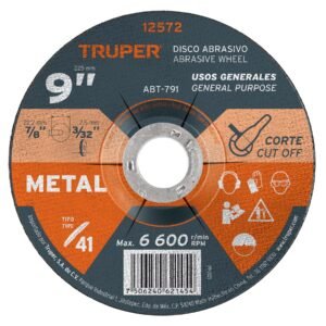 ABT-791.jpg Disco de 9 para corte de metal tipo 41 Truper 12572