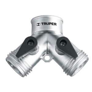 Conector Y 3/4 metálico para manguera Truper 10372