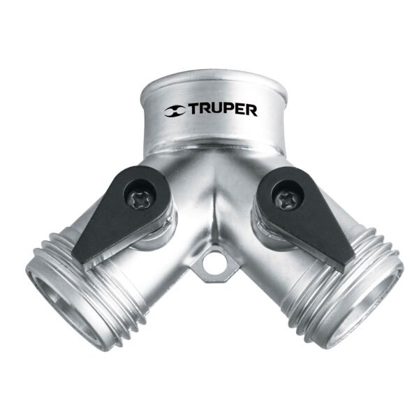 Conector Y 3/4 metálico para manguera Truper 10372