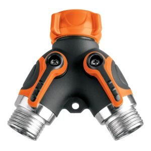 Conector Y 3/4 metálico con recubrimiento para manguera 102248