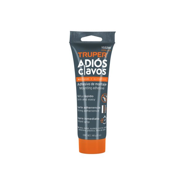 Adhesivo de montaje Adiós clavos 140 g Truper 102281