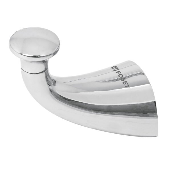 Gancho sencillo metálico para toalla Foset Aero 49635