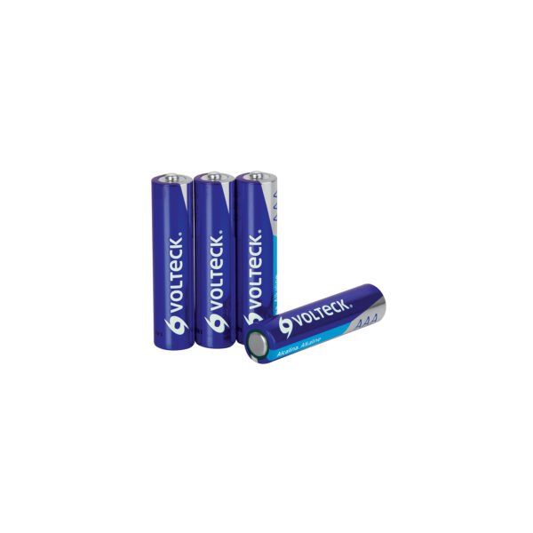 Blíster con 4 pilas alcalinas AAA VOLTECK 46316