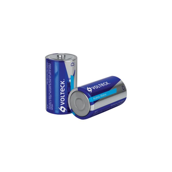 Blíster con 2 pilas alcalinas D VOLTECK 46318