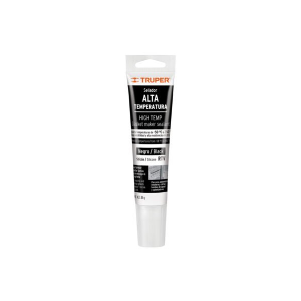 Sellador de silicón negro para altas temperaturas 85 g 17567