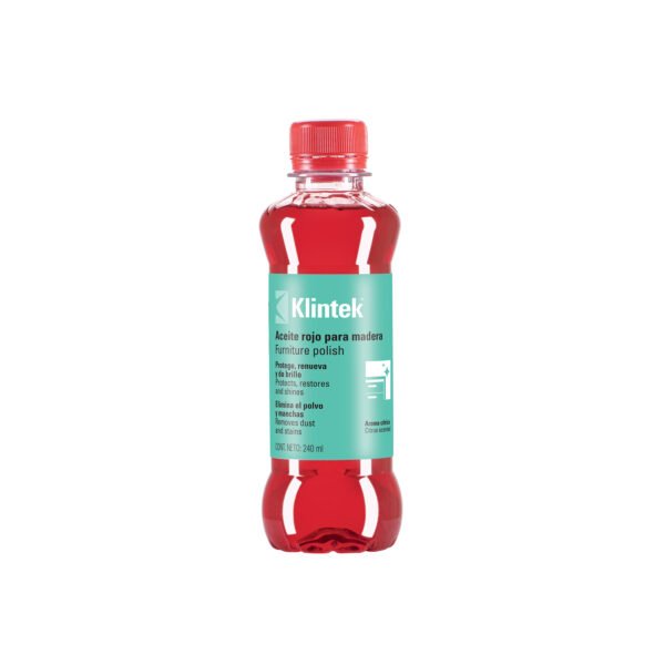 Aceite rojo para muebles 240 ml KLINTEK 57070
