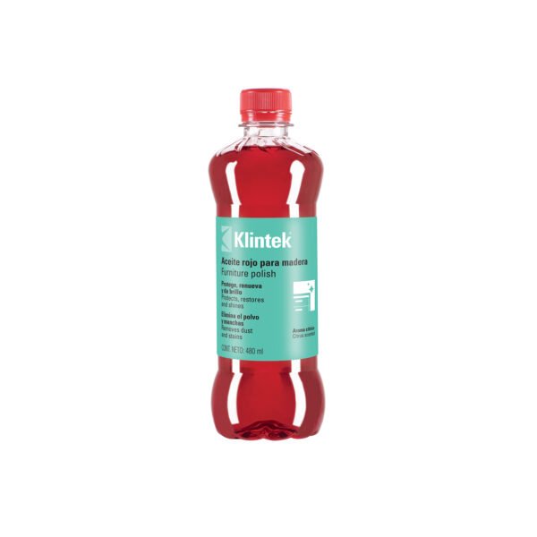 Aceite rojo para muebles 480 ml KLINTEK 57071