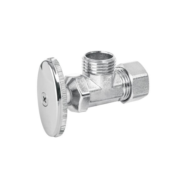 Llave angular de 1/2 de compresión barrilito BASIC 45404
