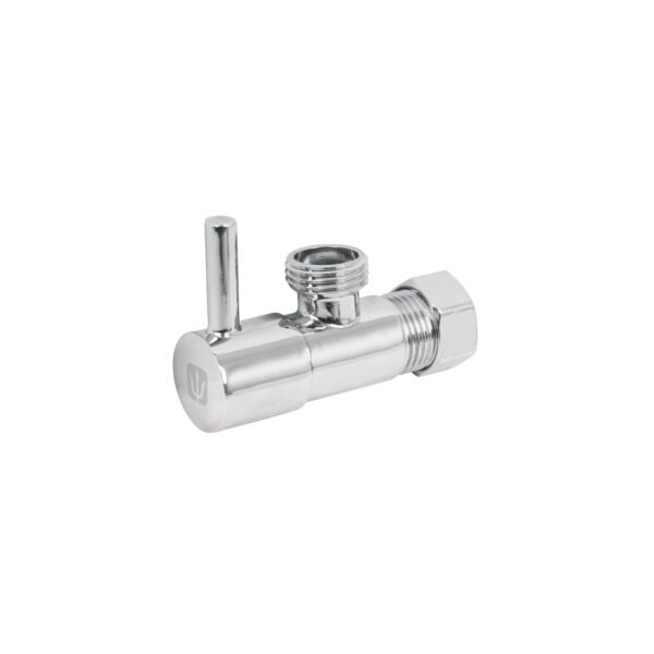 Llave angular 1/4 vuelta tipo barrilito maneral palanca 49113