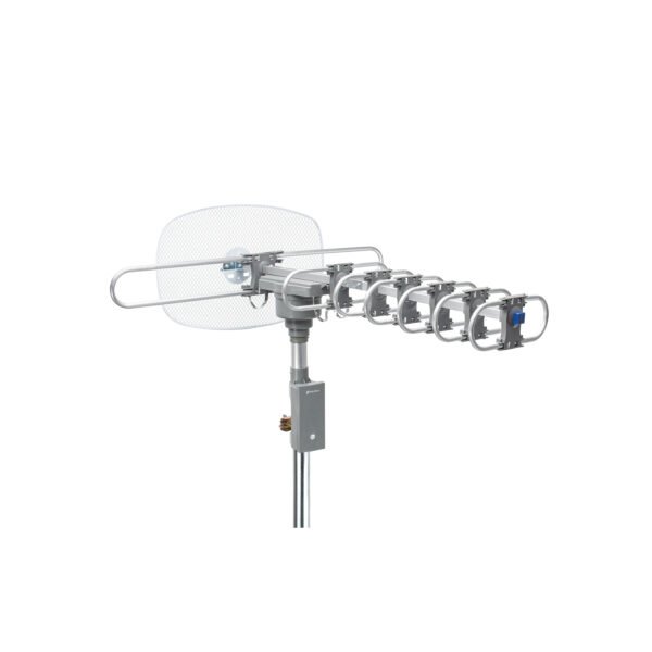 Antena aérea para TV HD giratoria 360° con control y cable 48114
