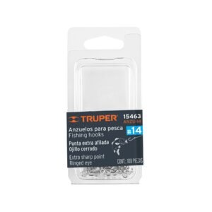ANZU-14.jpg Blíster con 100 anzuelos para pesca # 14 Truper 15463