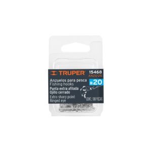 ANZU-20.jpg Blíster con 100 anzuelos para pesca # 20 Truper 15468