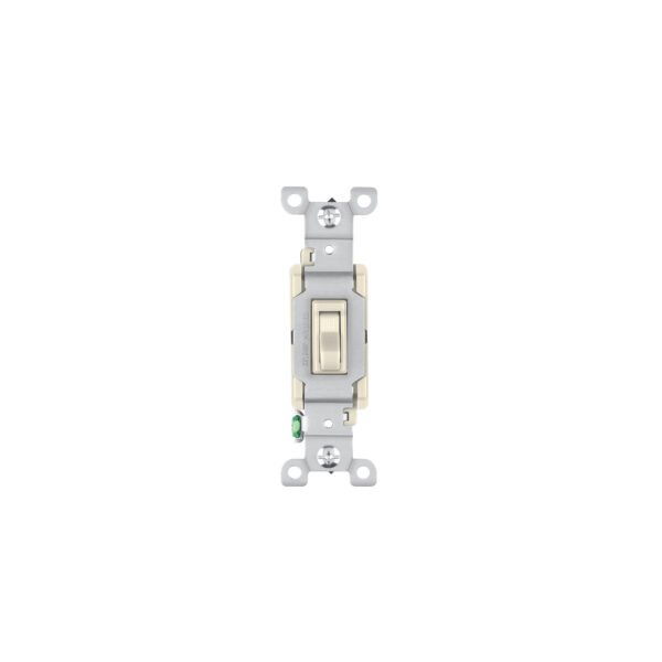 Interruptor vertical de palanca 3 vías Standard marfil 46003