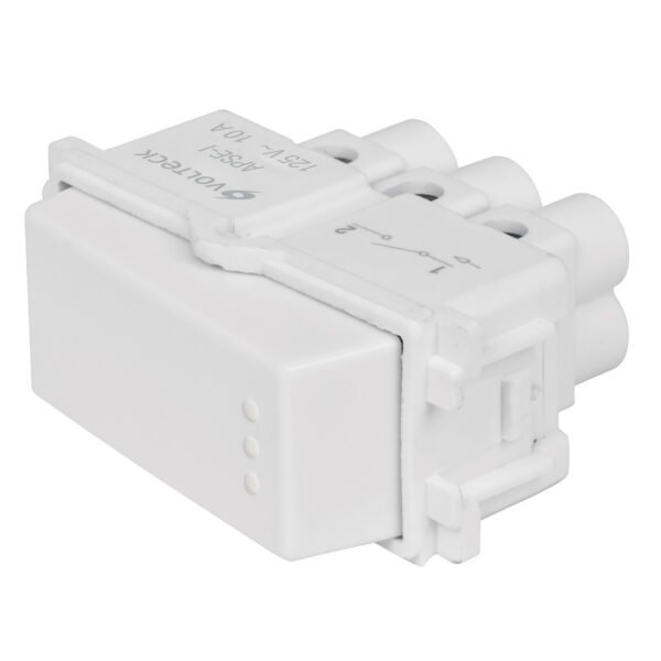 Interruptor sencillo línea Italiana color blanco Volteck 48132