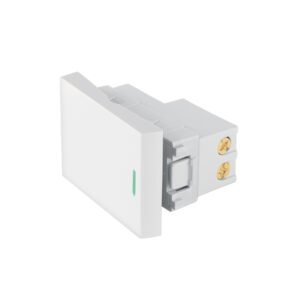 APSE15-LB.jpg Interruptor sencillo blanco de 1.5 módulos línea Lisboa 47941