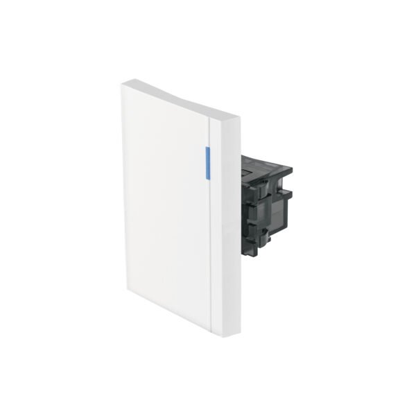 Interruptor sencillo 3 módulos línea Española color blanco 47047