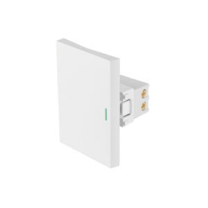 Interruptor de 3 vías blanco de 3 módulos línea Lisboa 47945