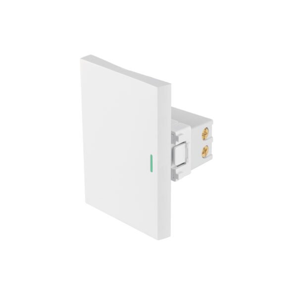 Interruptor de 3 vías blanco de 3 módulos línea Lisboa 47945