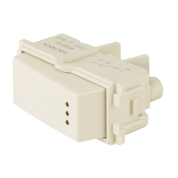 Interruptor de 3 vías con luz piloto línea Italiana marfil 48056