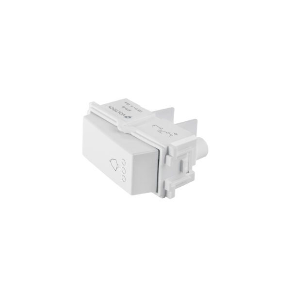 Interruptor para timbre línea Italiana color blanco 48139