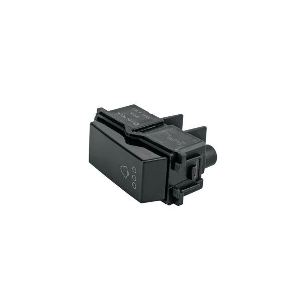 Interruptor para timbre línea Italiana color negro 47609
