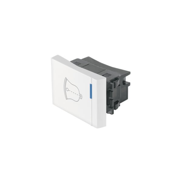 Interruptor para timbre 1.5 módulos línea Española blanco 47053