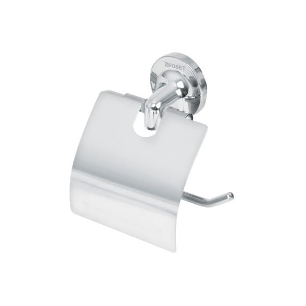 Portarrollo con cubierta de acero inoxidable Foset Aqua 49397