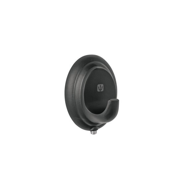 Gancho sencillo metálico acabado negro Foset Aqua 45987