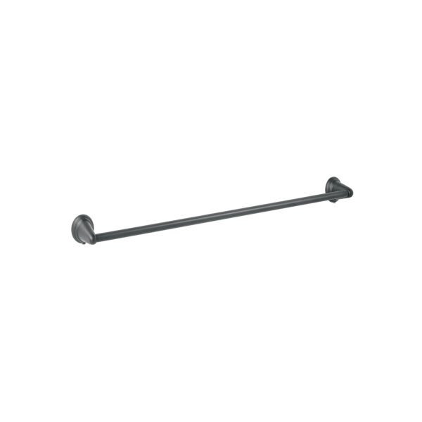 Toallero de barra metálico acabado negro Foset Aqua 45995