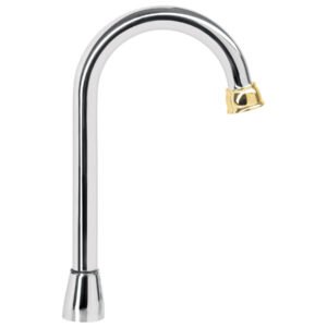 Cuello tipo bar para mezcladora de lavabo cromo-oro Aqua 46723