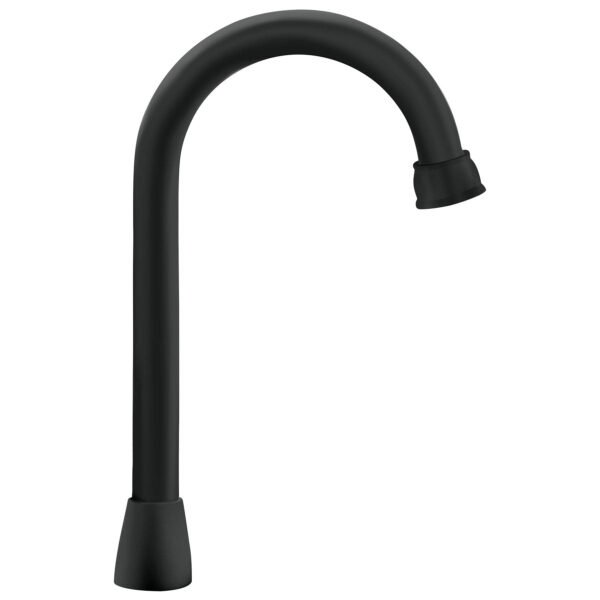 Cuello tipo bar para mezcladora de lavabo negro mate Aqua 46725