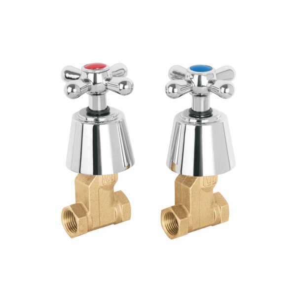 Juego llaves empotrar roscables cruceta Aqua 49796