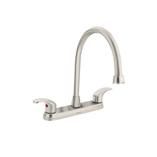 Mezcladora fregadero 8 satín cuello largo palanca AQUA 45624