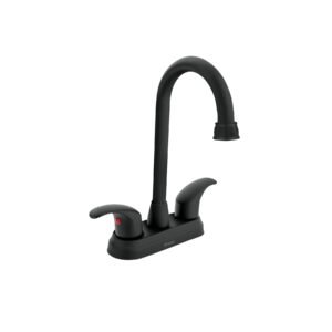 Mezcladora lavabo 4 negro tipo bar palanca AQUA 45623