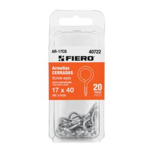 AR-17CB.jpg Blíster con 20 armellas cerradas de 17 x 40 Fiero 40722