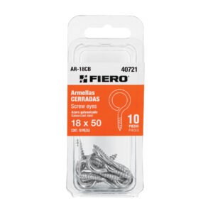 Blíster con 10 armellas cerradas de 18 x 50 Fiero 40721