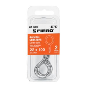 AR-22CB.jpg Blíster con 2 armellas cerradas de 22 x 100 Fiero 40717