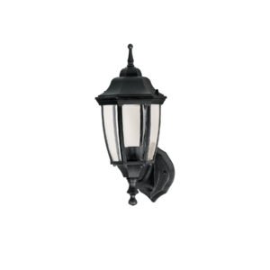 Arbotante tipo farol tradicional soportado p/exterior negro 47289