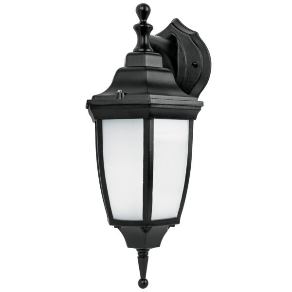 Arbotante de LED 8 W tipo farol suspendido negro Volteck 46342