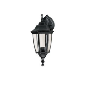 Arbotante tipo farol tradicional suspendido p/exterior negro 47291