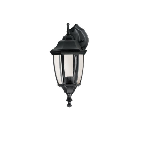 Arbotante tipo farol tradicional suspendido p/exterior negro 47291