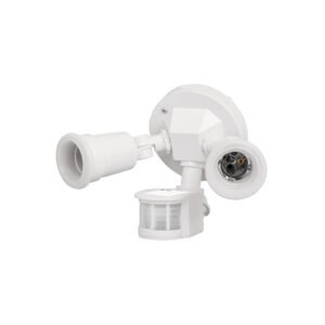 ARB-901S.jpg Arbotante blanco c/sensor movimiento lámparas no incluidas 46480
