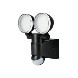ARB-902L.jpg Arbotante LED 12 W negro con sensor de movimiento Volteck 47338