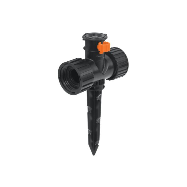 Mini aspersor plástico dos vias irrigacion 360° Truper 12297