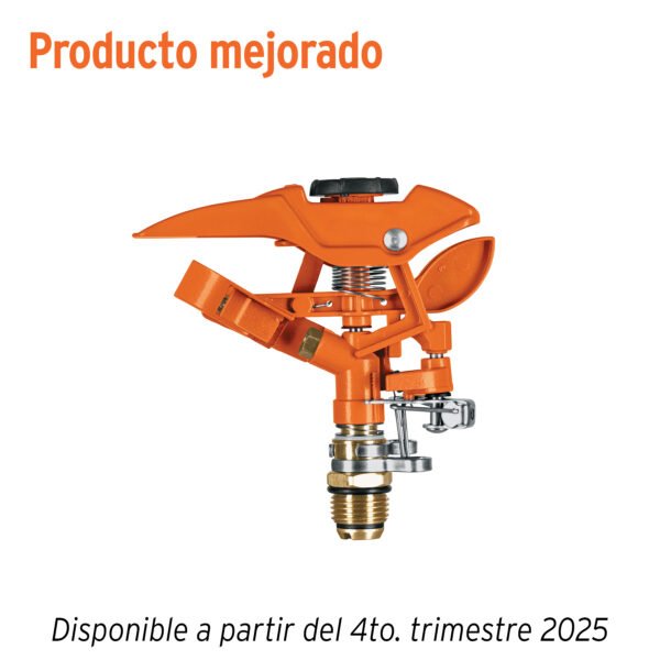 Aspersor metálico 11 dos vías estaca metálica Truper 10321