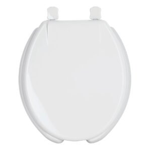 AWC-40B.jpg Asiento redondo con tapa para WC abierto blanco FOSET 49903