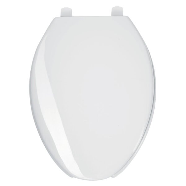 Asiento alargado con tapa para WC abierto blanco FOSET 49905