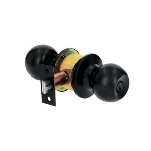 Cerradura tipo esfera cilíndrico recámara negro BASIC 28138